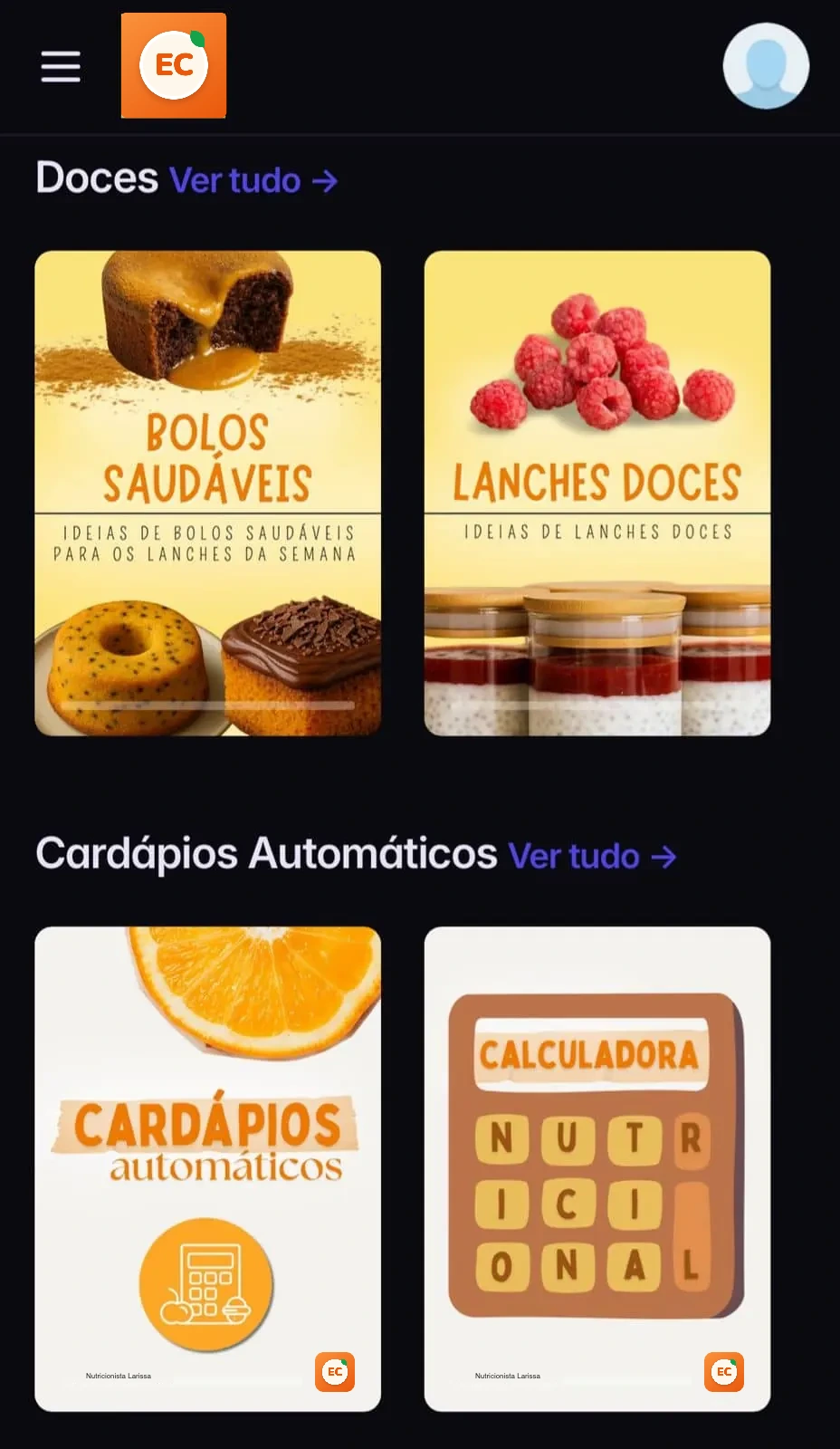 Tela 2 do aplicativo