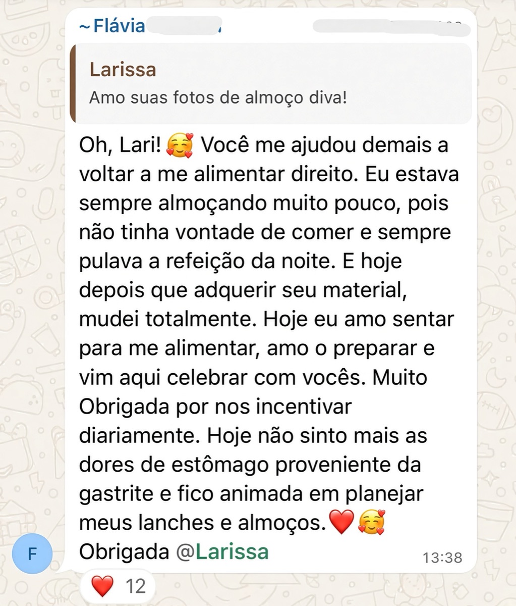 Depoimento de aluna 5